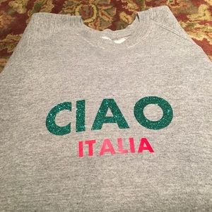 ITALY gray sweatshirt CIAO oversized xxl